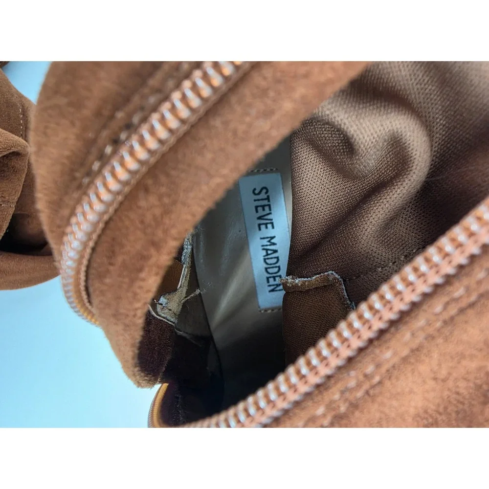 Steve Madden brown suede